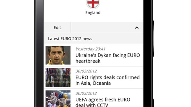UEFA and Orange launch UEFA EURO 2012 app