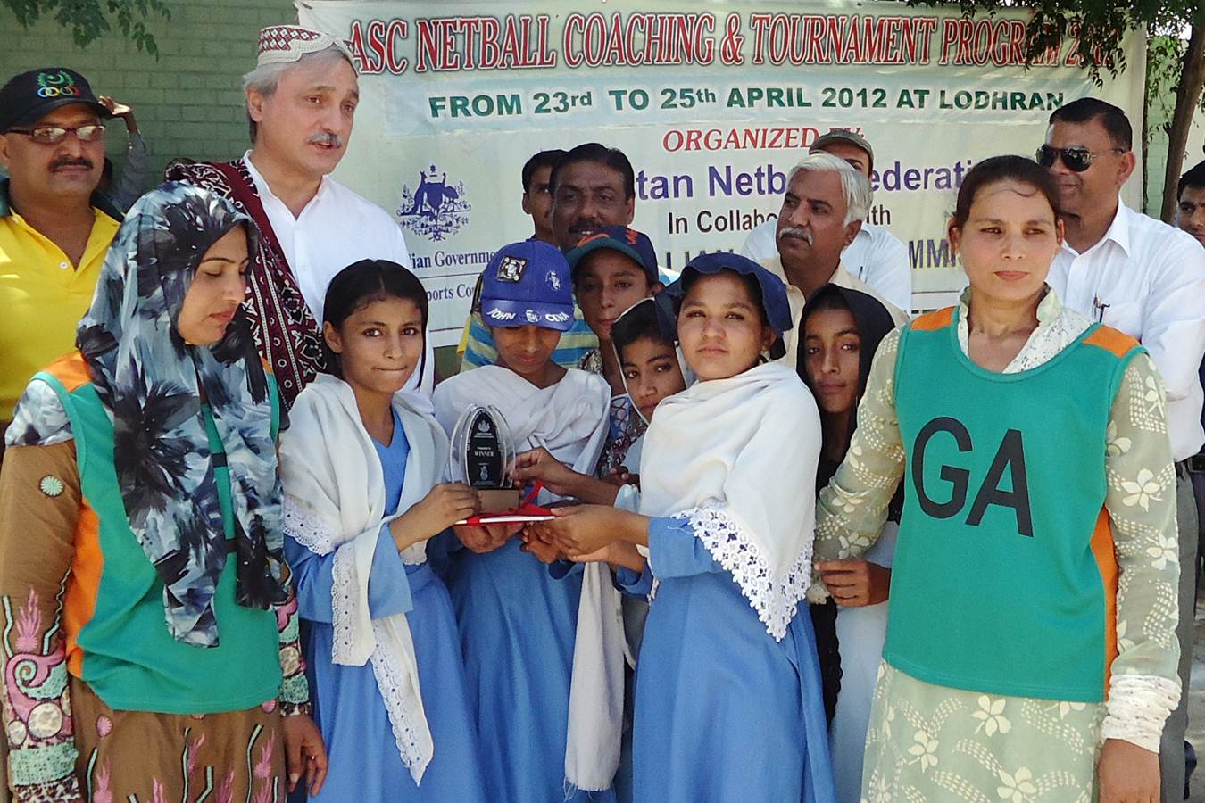 Faiz Ahmed Faiz School won the ASC Girls Netball Tournament 2012 at Lodhran