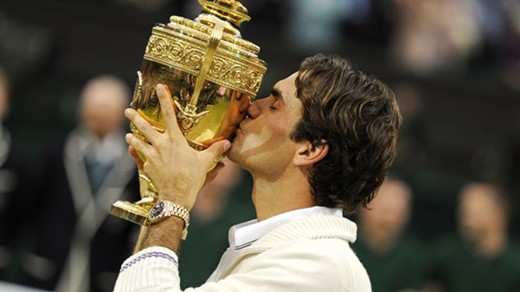 Seventh heaven for Roger Federer