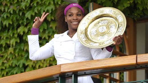 Serena Williams secures fifth Wimbledon title