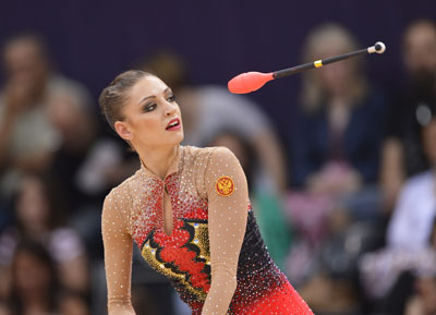 Peerless Kanaeva completes Olympic double