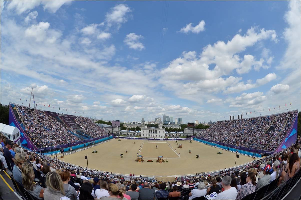 Olympic Dressage is next up at Greenwich Park
