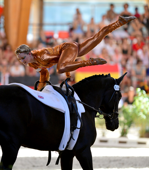 High-octane action at FEI World Vaulting