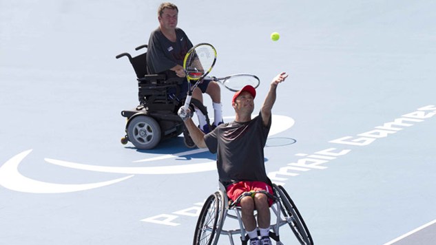 Results for the Paralympic Tennis Event
