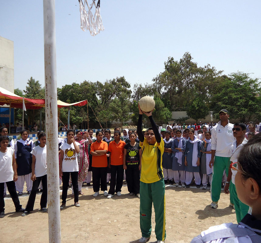 Karachi Girls Netball 2012 Kick off by today