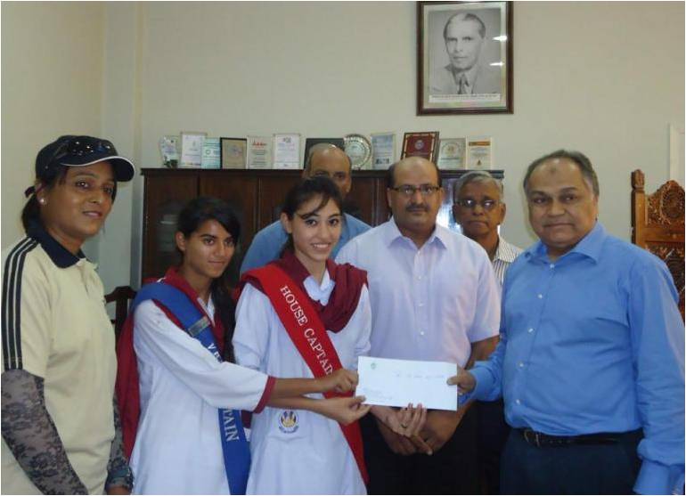 Cash prizes for City School & Habib Girls