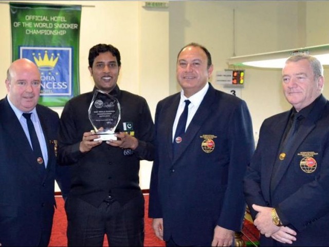 Muhammad Asif retained the IBSF trophy