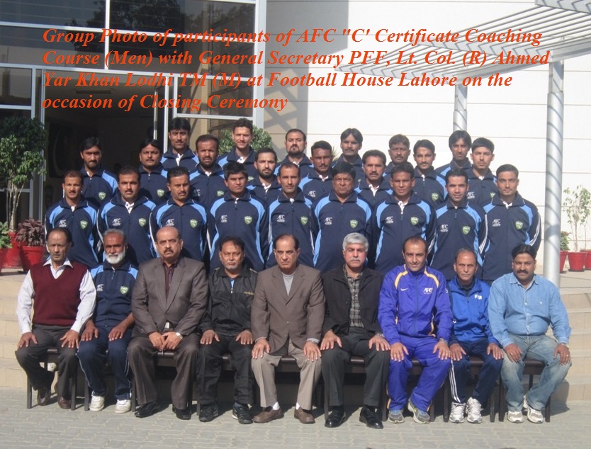 AFC C Certificate Coaching Course concluded