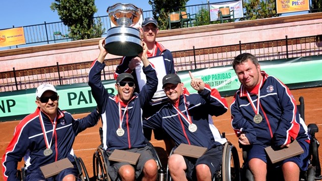 USA wins quad title in BNP Paribas wheelchair tennis