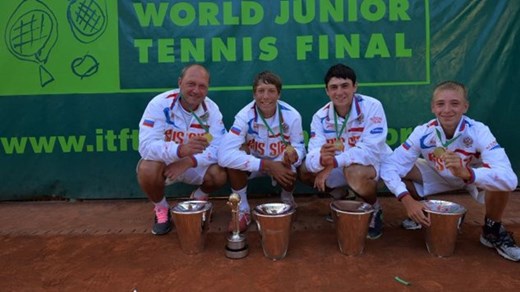 Tennis, Russia boys and USA girls win titles