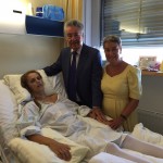 Austrian President visits quadriplegic Pole Vaulter Kira Grünberg