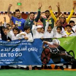 Schoolchildren and Brazilian Para-athletics heroes mark one week to go to Doha 2015