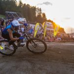 Ladies redefine squeaker win on Innsbruck pump track, French pump champion solidifies his status on the Crankworx World Tour, sweatpants and all