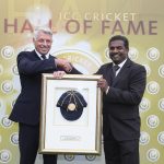 Muttiah Muralidaran formally inducted into ICC cricket hall of fame