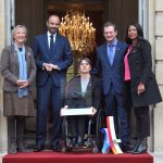 IPC President Andrew Parsons greeted by French Prime Minister Edouard Philippe on first official visit to Paris