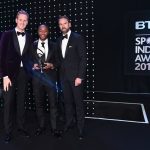 Raheem Sterling honoured for social activism at BT Sport Industry Awards in London
